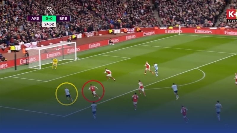 Khai thác khoảng trống sau hàng thủ dâng cao