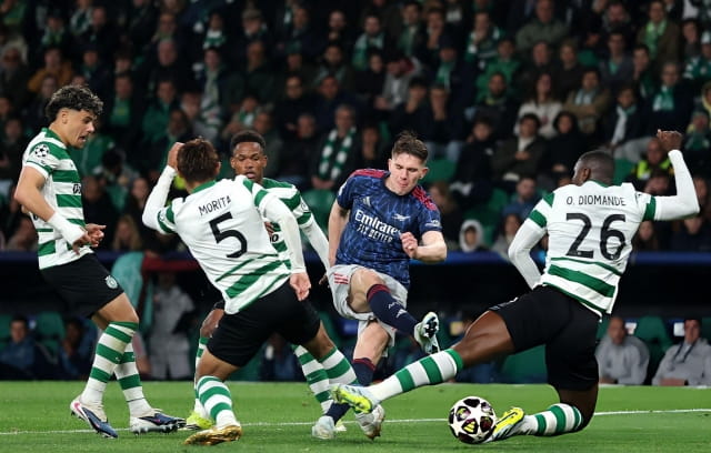 Thống kê chuyên sâu trận đấu sporting vs arsenal